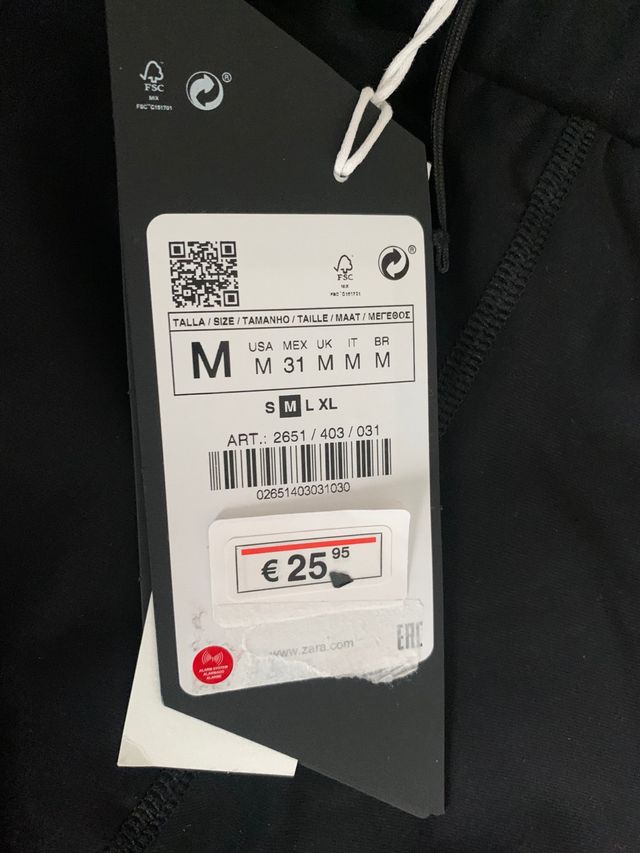 Malla deportiva de hombre a estrenar de Zara