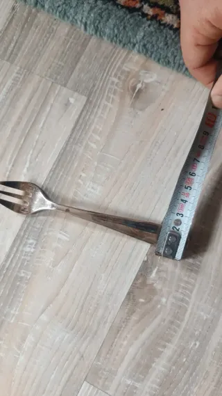 tenedor de plata christofle