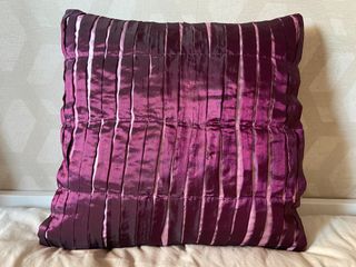 2 Fundas de cojín moradas