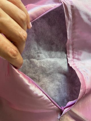 2 Fundas de cojín moradas