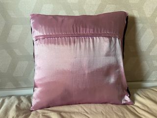 2 Fundas de cojín moradas