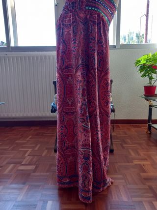 falda pantalon de seda sin estrenar.