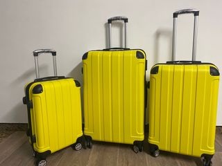 SET AMARILLO TRES MALETAS