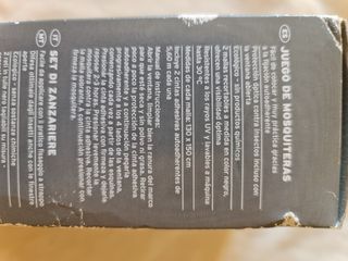 2 mosquiteras de 150x130