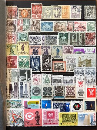 Album de sellos de Polonia. Clasificador.