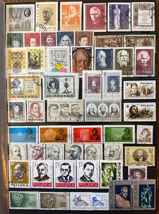 Album de sellos de Polonia. Clasificador.