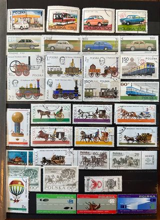 Album de sellos de Polonia. Clasificador.