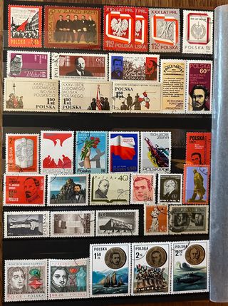 Album de sellos de Polonia. Clasificador.