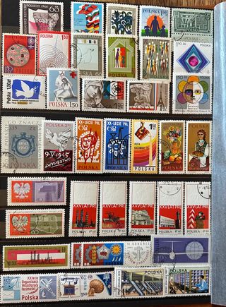 Album de sellos de Polonia. Clasificador.