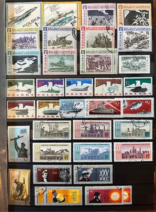 Album de sellos de Polonia. Clasificador.