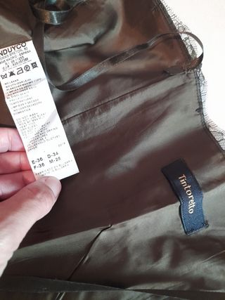 Vestido fiesta largo.