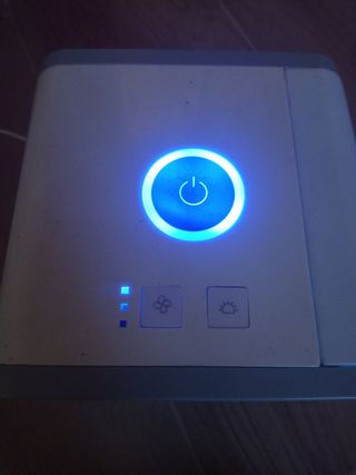 Ventilador pequeño portátil.