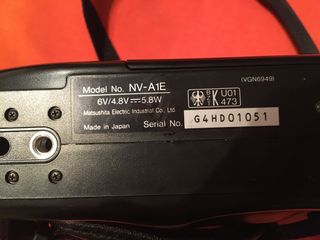 Video cámara mini VHS Panasonic