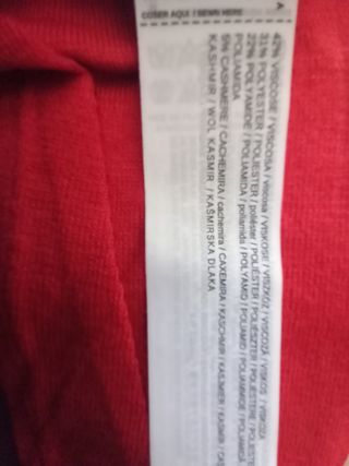 REBECA ROJA DE PUNTO