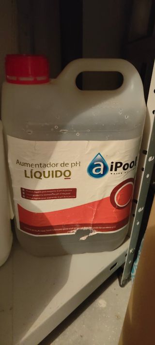 Aumentador pH para piscina