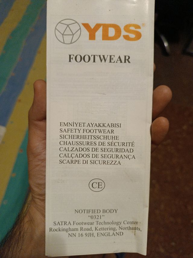 Zapatos de seguridad talla 44