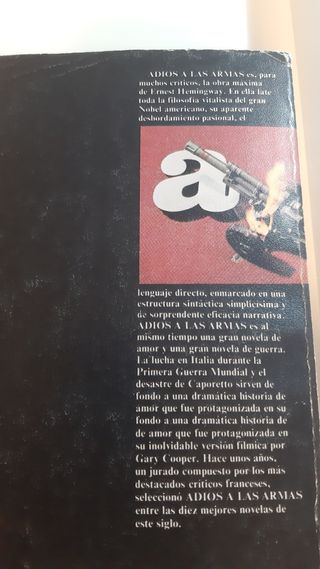 Adiós a las armas - Ernest Hemingway