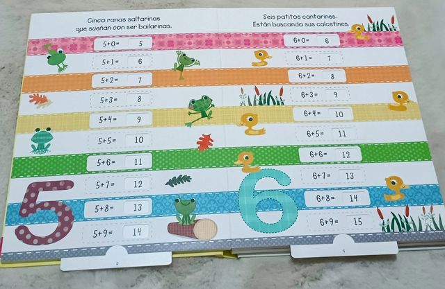 Libro 1 2 3 tira de la lengüeta