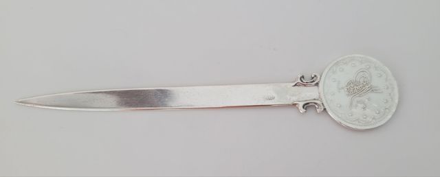 Abrecartas de plata 800