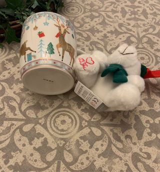 Conjunto caneca e porta chaves Natal