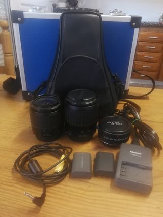 CAMARA CANON EOS 350D + OBJETIVOS