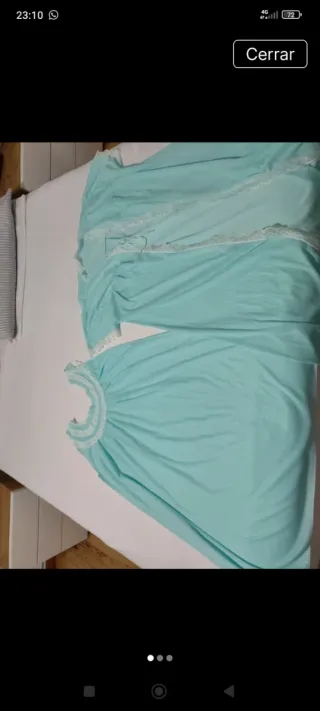 conjunto camisón y bata señora