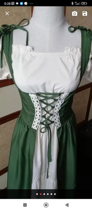 Disfraz dama medieval