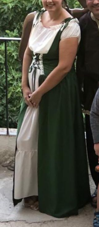 Disfraz dama medieval