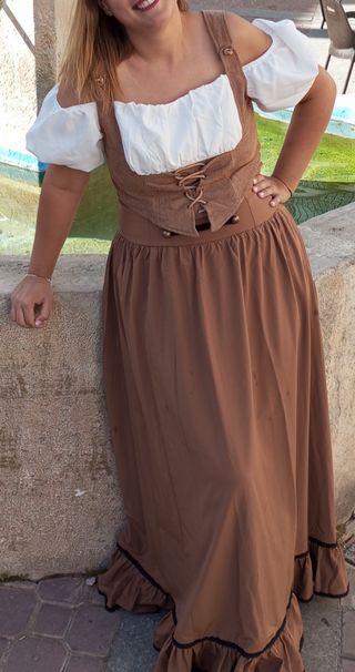 Disfraz mesonera medieval
