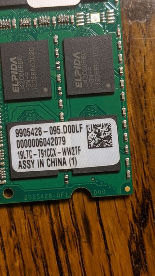 RAM 8GB X 2 KVR16S11/8