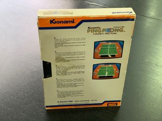 konami’s ping pong msx