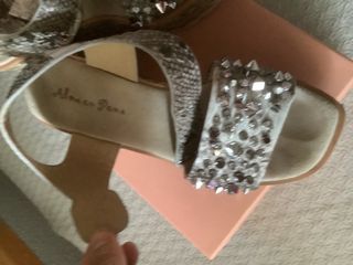 Sandalias de tacón tipo plataforma Alma en Pena