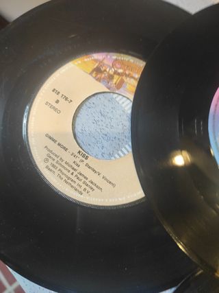 8 discos  vinilos singles heavy metal 80'