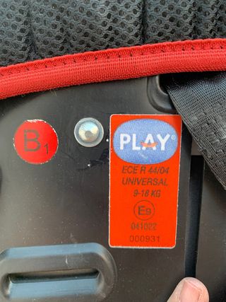 Silla coche con isofix