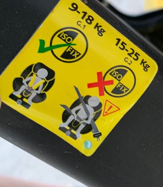 Silla coche con isofix