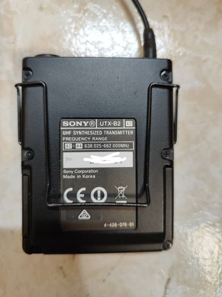 ¡Solo Junio 50€! 1 Micrófonos inalámbrico Sony UTX