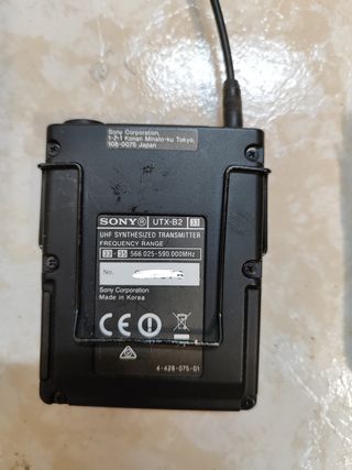 ¡Solo Junio 50€! 1 Micrófonos inalámbrico Sony UTX