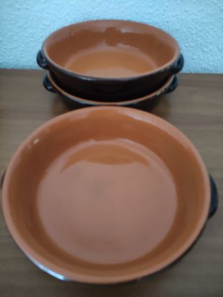 Cazuelas de barro Albisol de calidad , prrecio una
