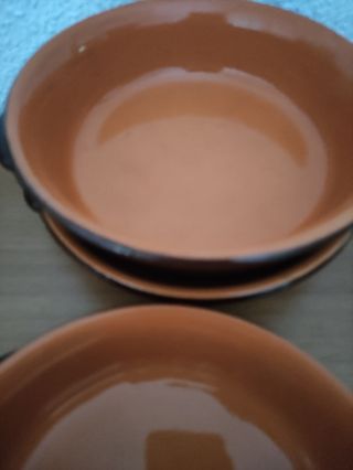 Cazuelas de barro Albisol de calidad , prrecio una
