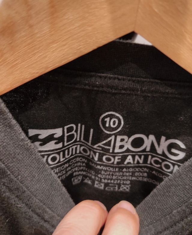 Camiseta negra Billabong Niñ@s