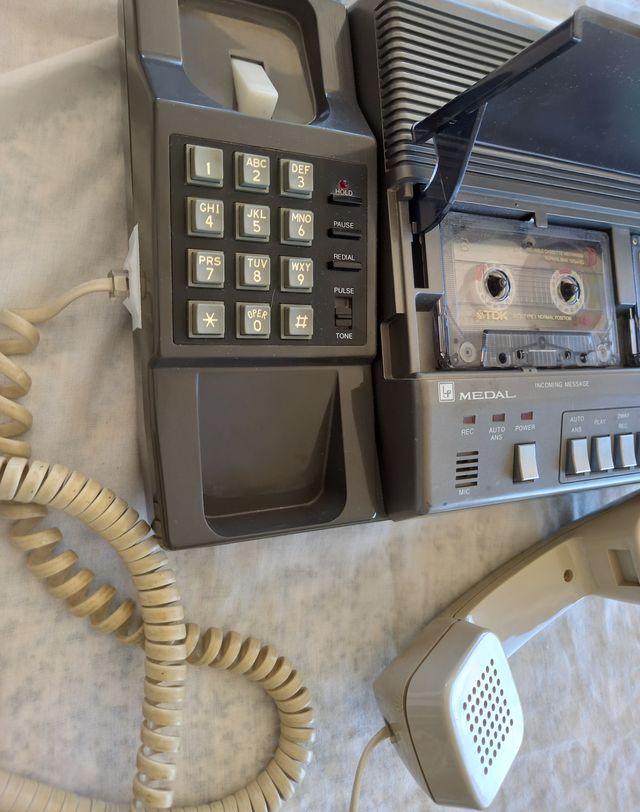 Contestador automático teléfono Medal vintage