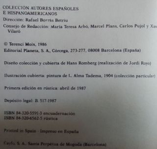 Libro "No digas que fue un sueño", de Terenci Moix