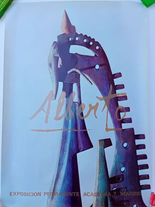 Cartel exposición de Alberto Sánchez