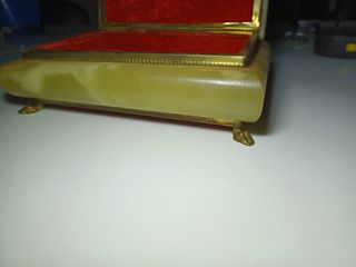 Joyero de Alabastro Italiano Vintage