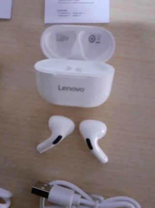 Lenovo-auriculares inalámbricos LP40. Sin abrir