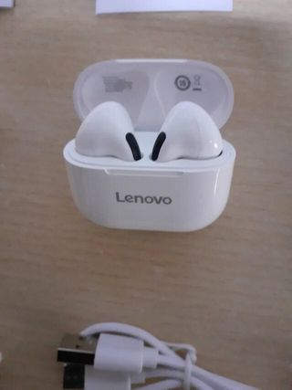 Lenovo-auriculares inalámbricos LP40. Sin abrir