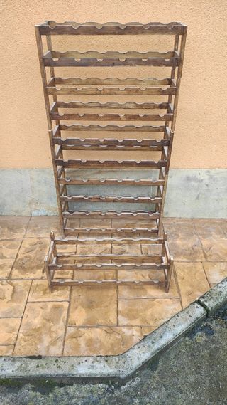 Botellero de madera