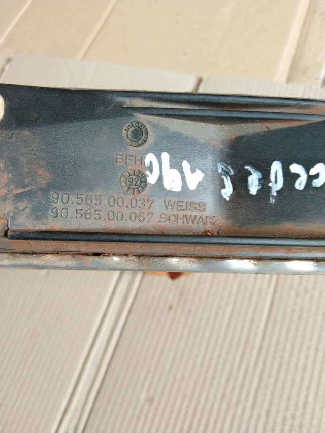 Radiador Mercedes-Benz Clase E 190 W201/W124