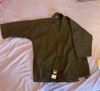 Kimono negro de niño (6-8 años)