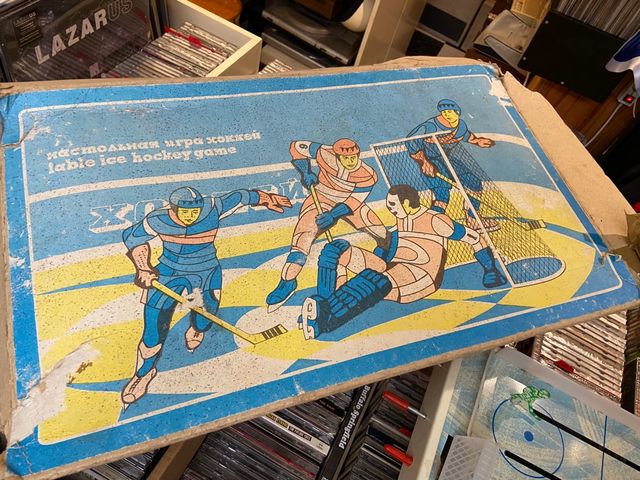 Antiguo juego de hockey de mesa